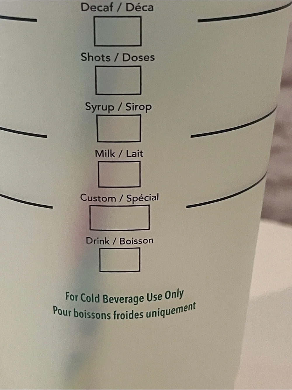 Starbucks Reusable Cups with Yellow, Teal, and Purple Lids